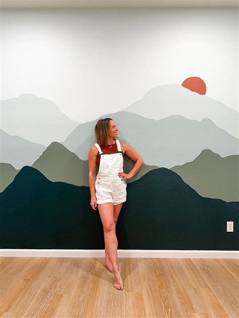 Easy Diy Mountain Mural Step By Step Guide Haute House Love In