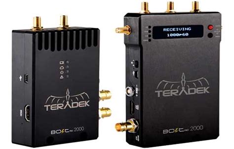 Teradek Bolt 2000 XT 3G SDI HDMI Wireless Transmitter And Receiver Set