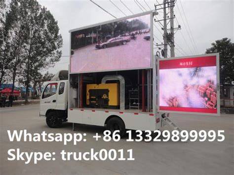 DONGFENG Duolika 4 2 LHD RHD Mobile Billboard LED Advertising Vehicle