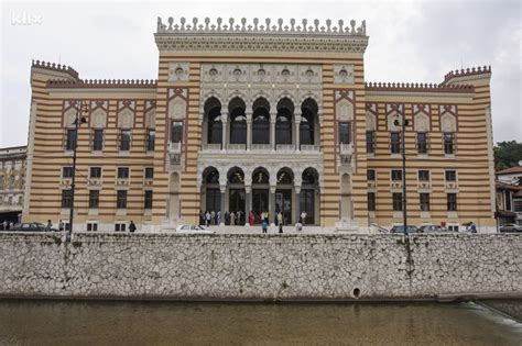 Vije Nica City Hall In Sarajevo Sarajevo Bosnia Sarajevo