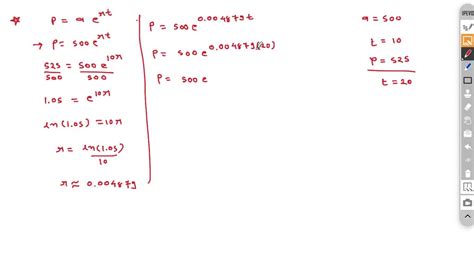 Solved The Population Of A Town Grows At A Rate Proportional To The