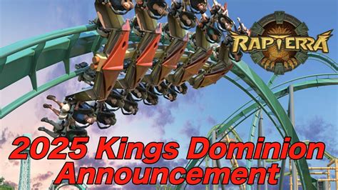 Kings Dominion New For 2025 Roller Coaster Announcement And POV