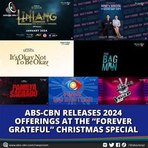 Abs Cbn Releases Offerings At The Forever Grateful Christmas Special