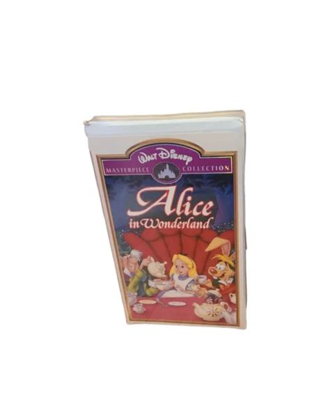 Alice In Wonderland Vhs Walt Disney Masterpiece Collection Crack