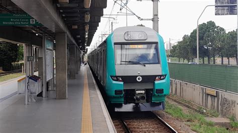 Trem novo da ViaMobilidade faz testes em toda extensão das linhas