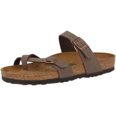 Birkenstock Mayari Birko Flor Nubuk Sandale Normal Braun