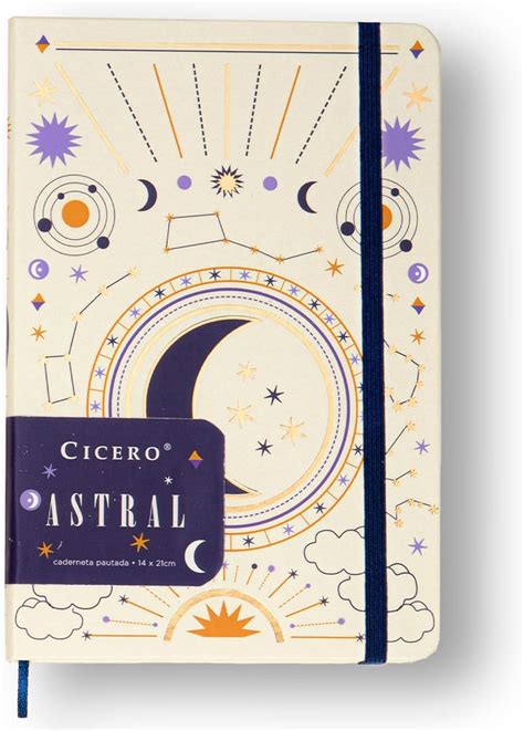 Caderneta Ciceros Astral Pautado 14X21 Carta Lunar Cicero Amazon Br