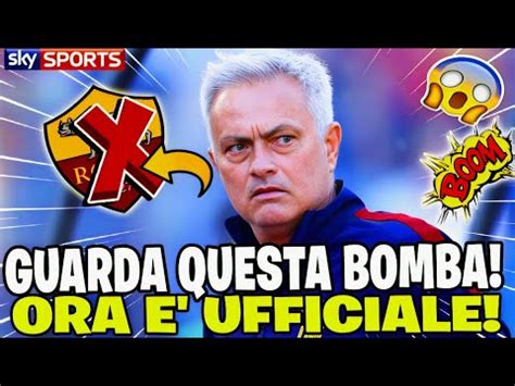 CONFERMATO ORA MAMMA MIA MOURINHO NON RINNOVA CON LA ROMA NOTIZIE