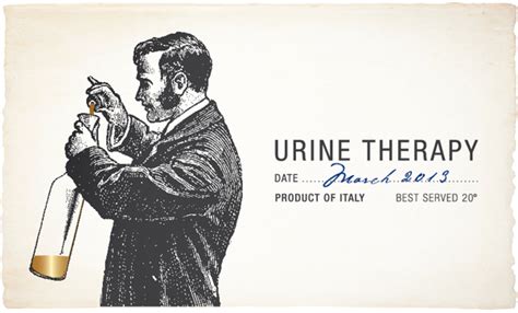 Urine Therapy Concept Packaging Of The World