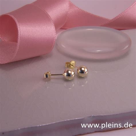 Ohrstecker Gold Kugel Mm Jetzt Kaufen