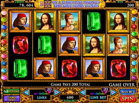 Da Vinci Diamonds, Slot Machine by IGT (2007)