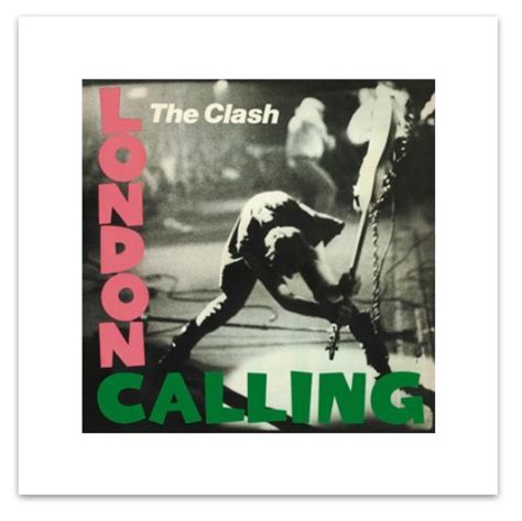 Clash album cover artwork: London Calling (1979) - Snap Galleries Limited | The clash, London ...