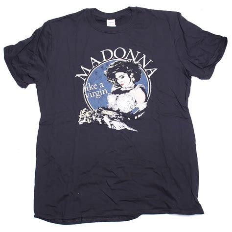 Madonna T Shirt Like A Virgin Retro Print 100 Stellanovelty