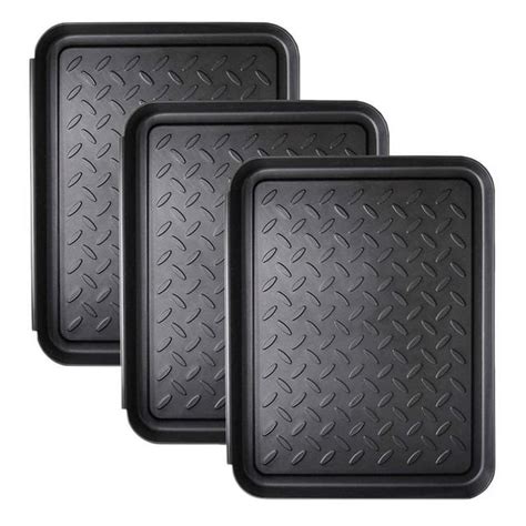 3PCS Boot Tray Heavy Duty Shoe Mat Trays,Storage Tray,Dog Bowl or Bowl ...