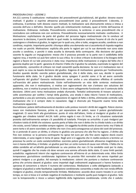 Procedura Civile Lezione 2 PROCEDURA CIVILE LEZIONE 2 Art Comma 5