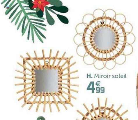 Promo Miroir Soleil Chez Gifi Icatalogue Fr