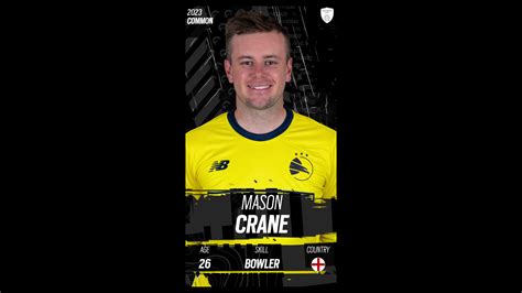 Mason Crane Digital Player Card I 2023 County Championship FanCraze