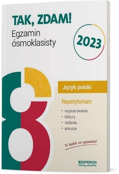 Egzamin ósmoklasisty J polski OPERON Repetytorium ERLI pl