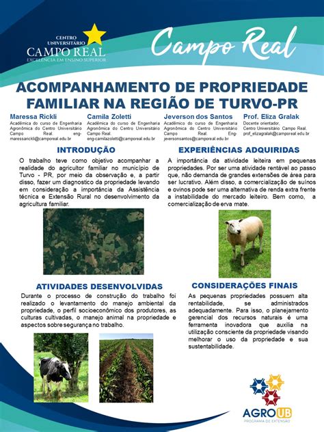 Eng Agronômica promove atividade de Vivência Profissional Centro