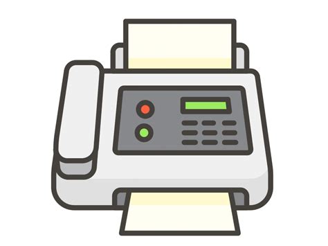 fax machine emoji icon png transparent emoji freepngdesigncom