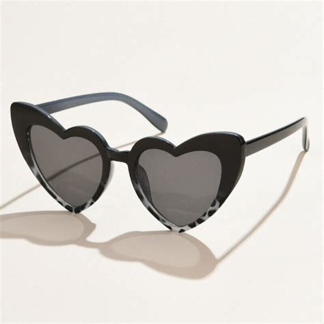 Love Heart Sunglasses Women Big Frame Personality Sun Glasses Fashion