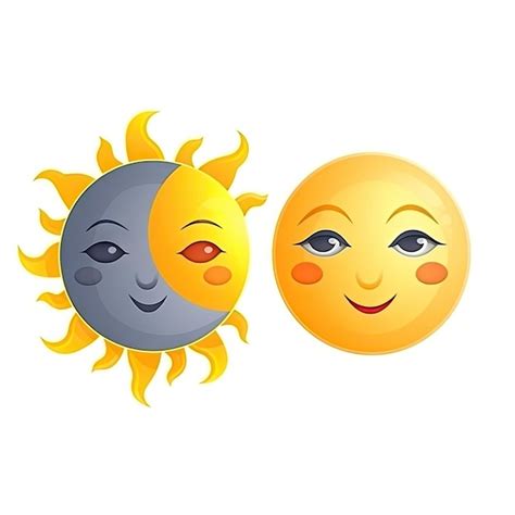 Sol E Lua Emoji
