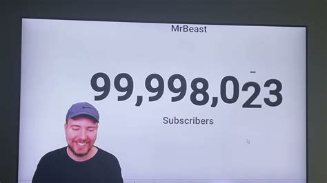 Mr Beast Hits Million Subscribers Live Youtube