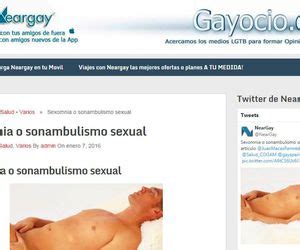 Nuevo Artículo Sexomnia o sonambulismo sexual