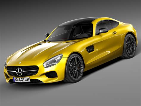 Mercedes Benz Amg Gt S 2016 3d Model 129 Fbx Lwo Max 3ds Obj C4d Free3d