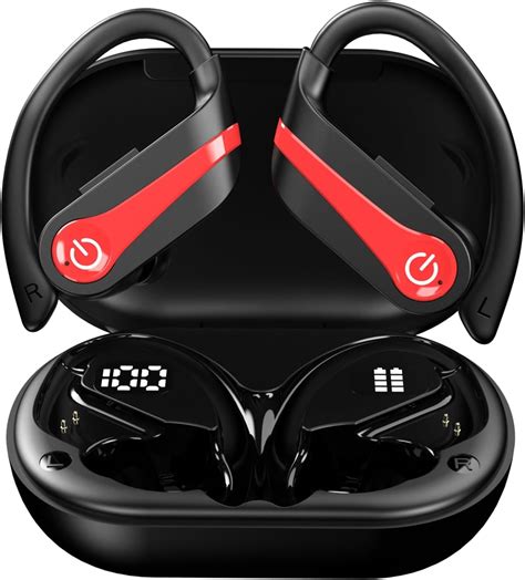 Bmeres Wireless Earbuds Bluetooth Headphones 120hrs Playtime Wireless Charging Case