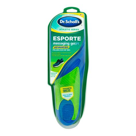 Palmilha Dr. Scholl's Advanced Gel Esporte Masculino 40 a 45 - Drogaria ...