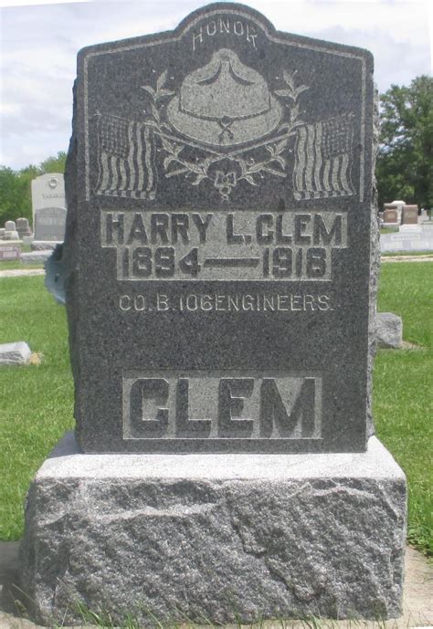 PVT Harry Leon Clem 1894 1918 Find A Grave Memorial