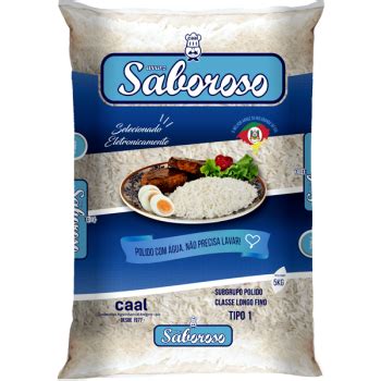 Arroz Saboroso Tipo 1 2kg é aqui no Extrabom