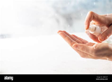 Anti bacteria spray Stock Photo - Alamy