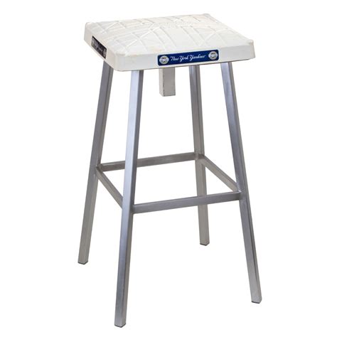 Authentic Baseball Base Bar Stool - The Green Head