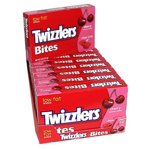 Twizzlers Bites Cherry Licorice Candy 5 Oz Theater Box