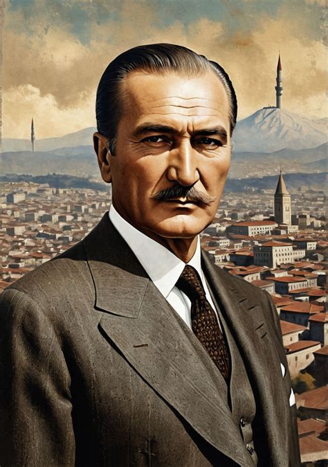 Portrait of Ataturk by Edi K - Playground