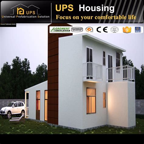 Sabs Certificated Prefabricated Light Steel Frame House China Hot