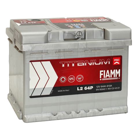 Akumulator Fiamm Titanium PRO 12V64 AH 610 A P L2X64P za 419 zł z