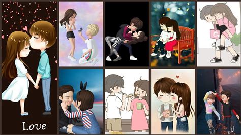 Cute Couple Cartoon Dpz ‍🔥cute Cartoon Couple Dpz For Girl Cartoon Couple Images Pics Dp