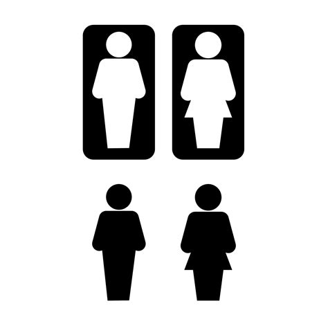 sign male female for logo or icon 21844859 Vector Art at Vecteezy