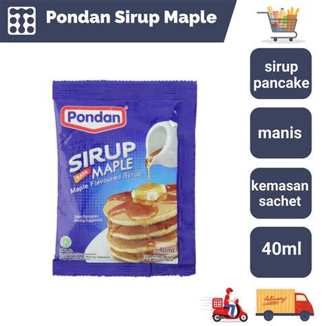 Jual Pondan Sirup Maple Ml Sirup Maple Shopee Indonesia