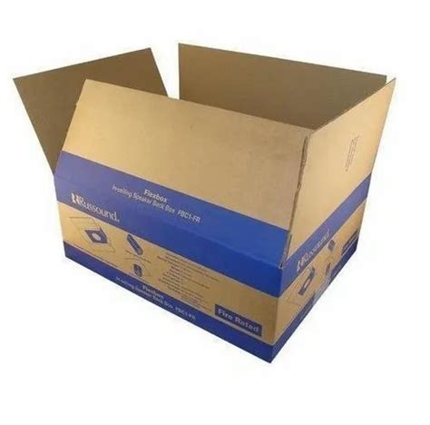 Rectangular 5 Ply Printed Corrugated Packaging Boxes Weight Holding