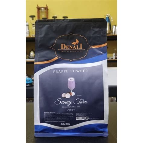 Jual Denali Frappe Powder Sunny Taro 800 Gr Bubuk Perasa Talas Utk