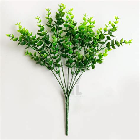 Jual DAUN HIAS PLASTIK DAUN DOLLAR MINI EUCALYPTUS MINI ARTIFICIAL