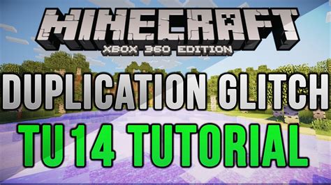 Minecraft Xbox Ps Duplication Glitch Tu Tutorial Youtube