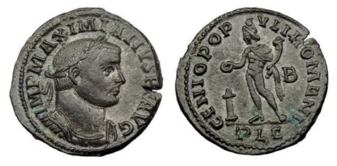 Maximianus Ae Follis Den Of Antiquity