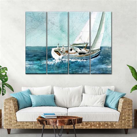 Coastal Sail Wall Art Canvas Prints Art Prints And Framed Canvas