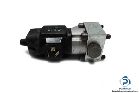 HAWE W S2 2 SOLENOID OPERATED DIRECTIONAL SEATED VALVE Platinum