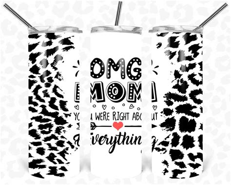 Funny Mom Tumbler Png Mothers Day Tumbler Design Etsy